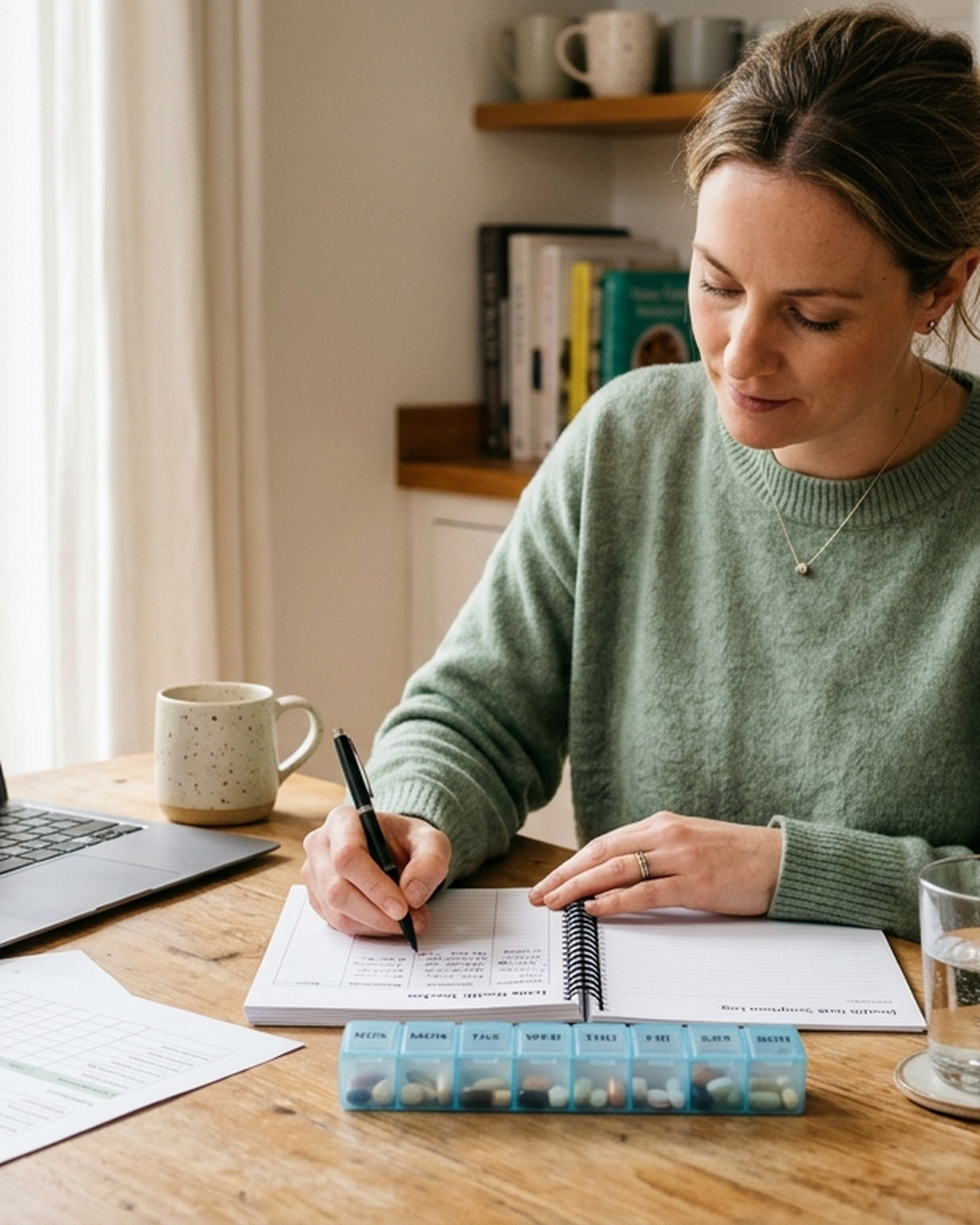 Symptom & Medication Tracker — in use at home