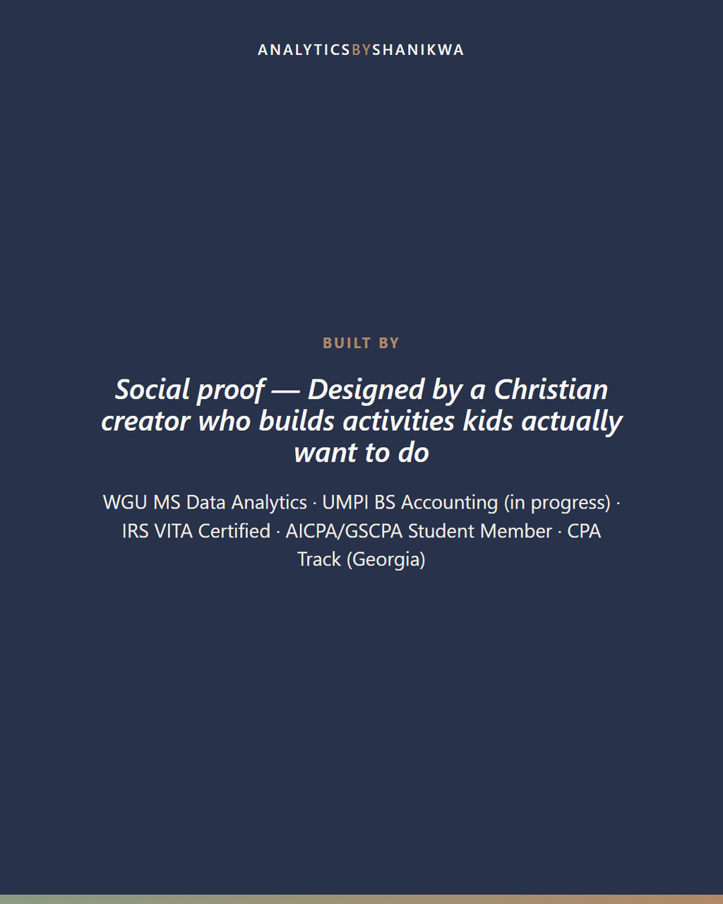Bible Heroes Activity Pack — built by Shanikwa, credentials