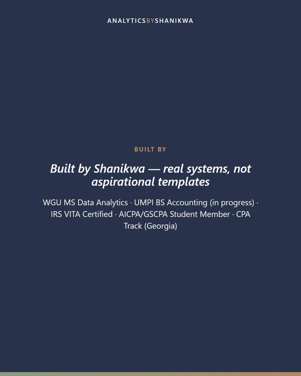 One-Year Bible Reading Plan System — built by Shanikwa, credentials