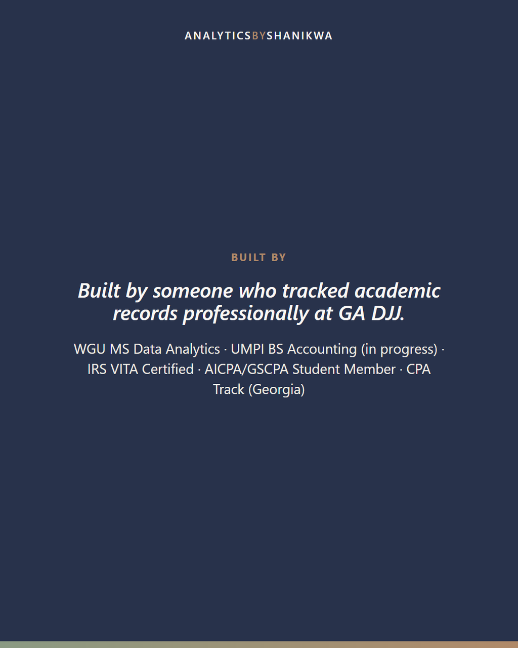 Homeschool State Compliance & Portfolio Record Keeper — built by Shanikwa, credentials