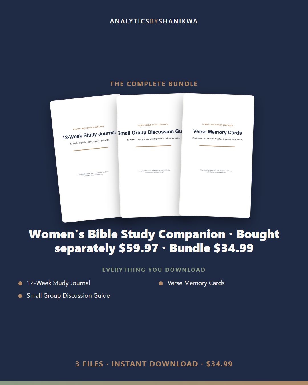 Women's Bible Study Companion — the complete bundle