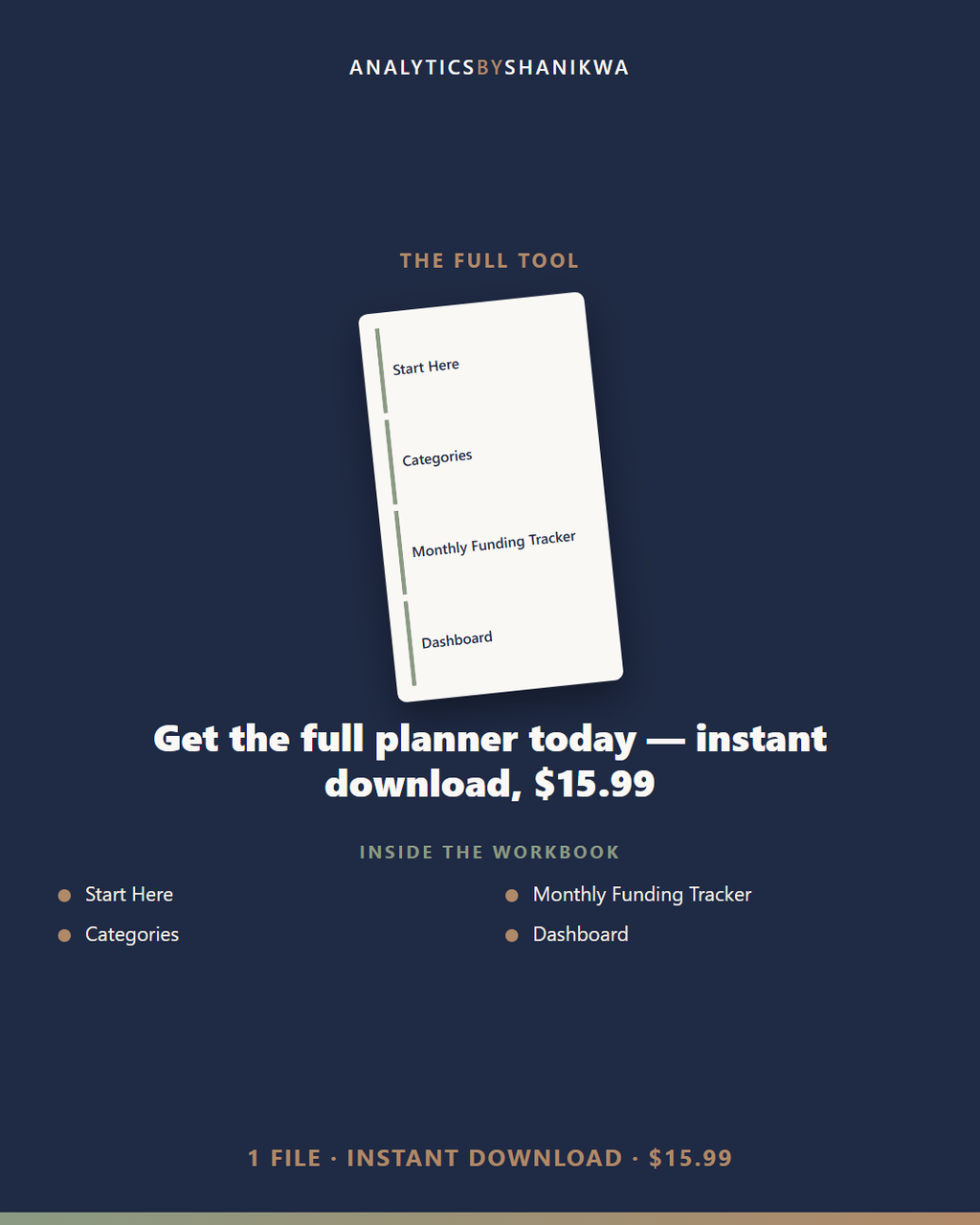 Sinking Funds Planner for Faith-Driven Families — the complete bundle