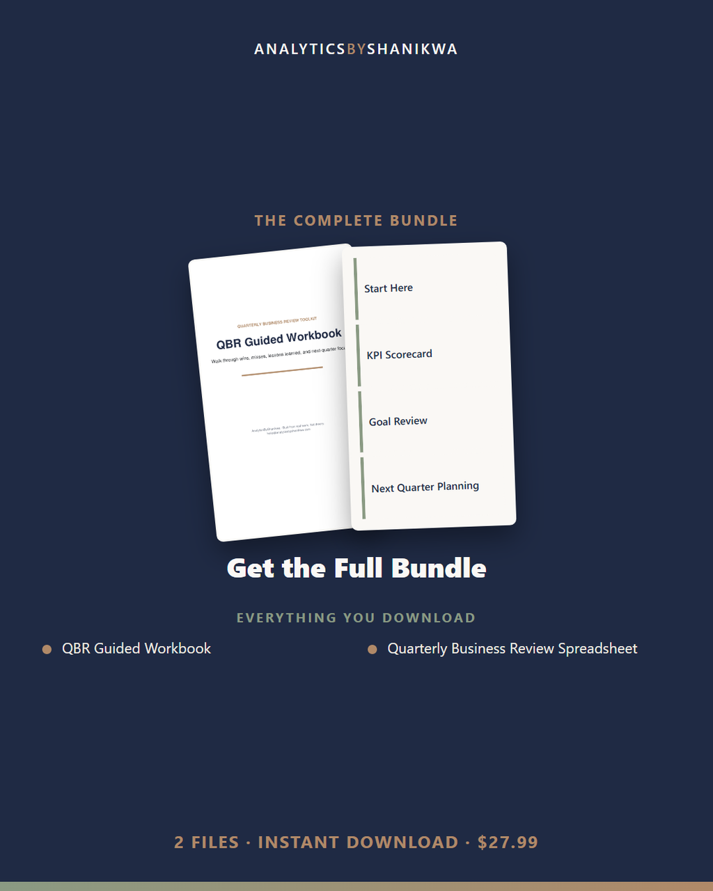 Quarterly Business Review Toolkit — the complete bundle