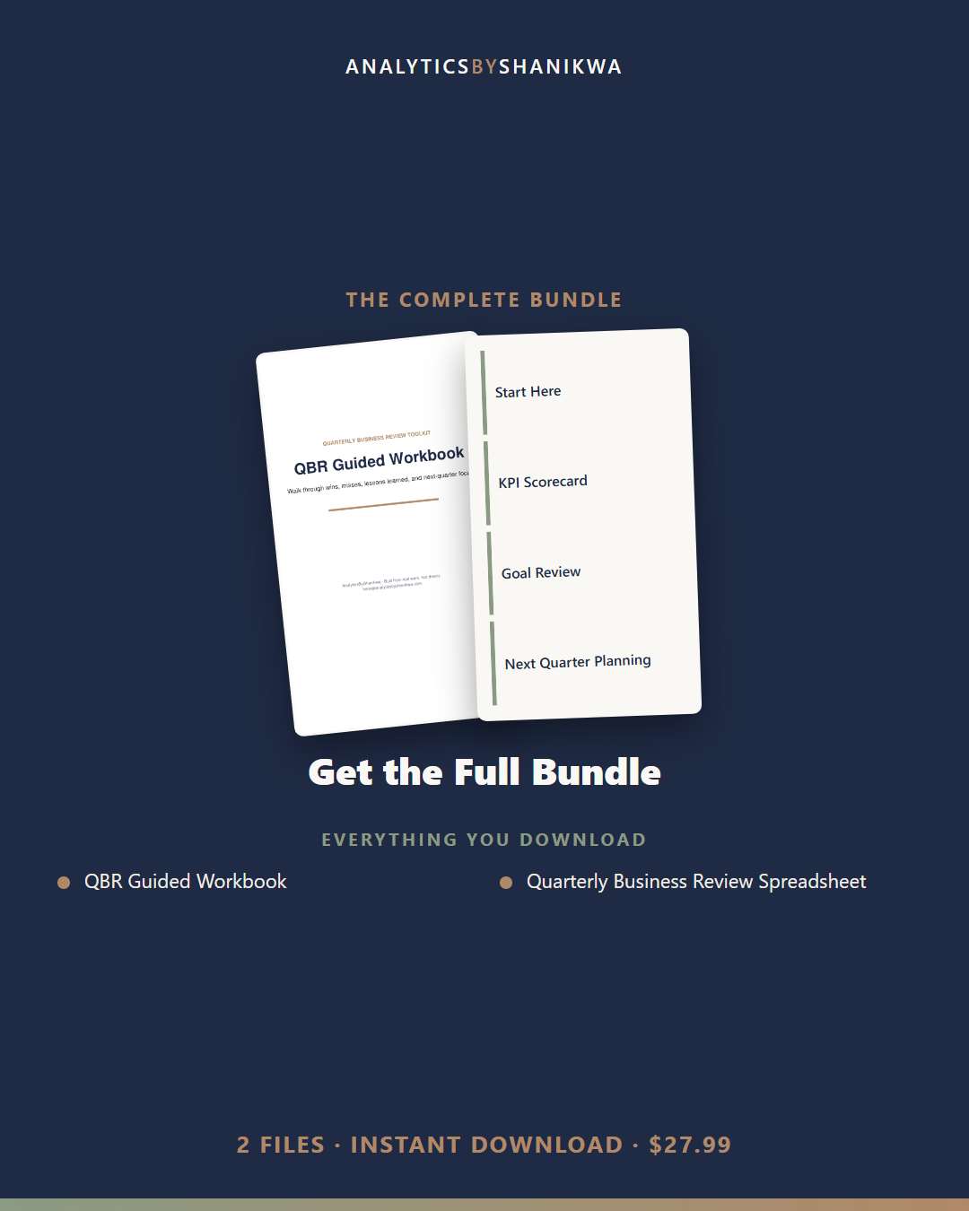 Quarterly Business Review Toolkit — the complete bundle